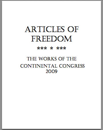 ArticlesOfFreedom.CC2009